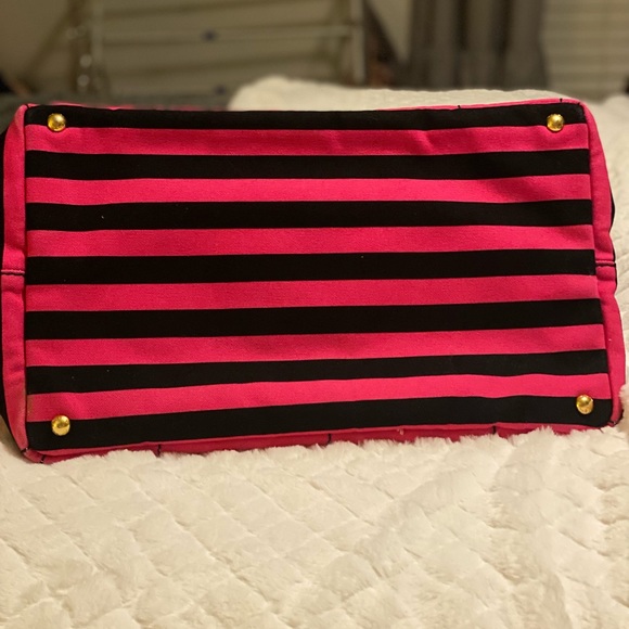 Authentic Prada Large Striped Canapa Tote - Picture 11 of 11